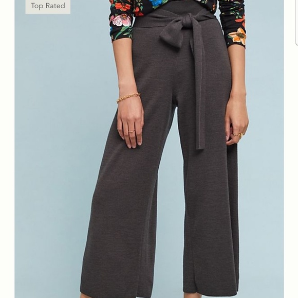 Tie Front Sweater Pants Nwt 